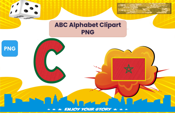 Download ABC Alphabet Clipart PNGs Flag Morocco - Png Collection