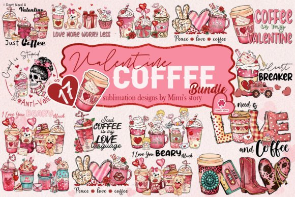 Download Coffee Valentine's Day PNG Bundle - Png Collection