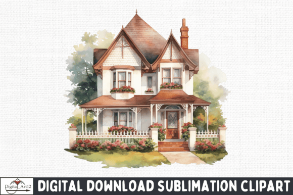Download Vintage House PNG Clipart - Png Collection