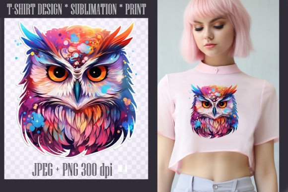 Download Bright Watercolor Owl ,transparent PNG - Png Collection