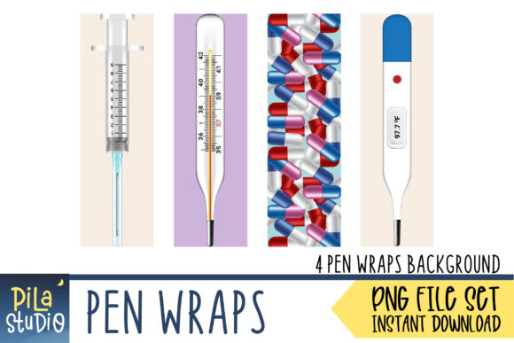 Download Medical Pen Wraps PNG File Set - Png Collection