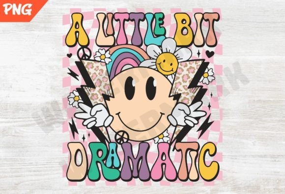Download A Little Bit Dramatic Retro Png - Png Collection