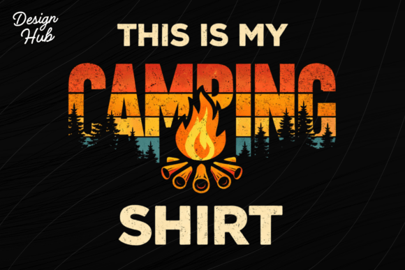 Download Camping Life Retro PNG T-Shirt Design - Png Collection