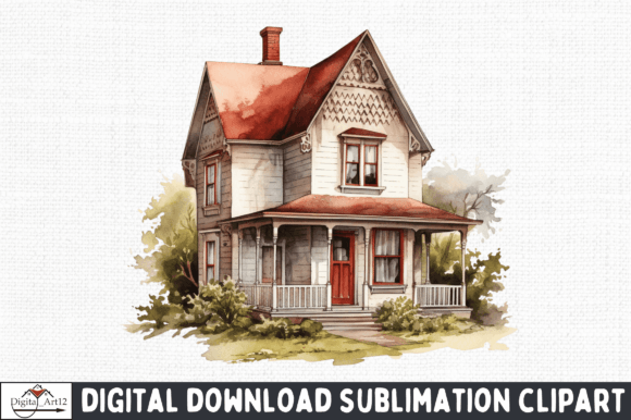 Download Vintage House PNG Clipart - Png Collection