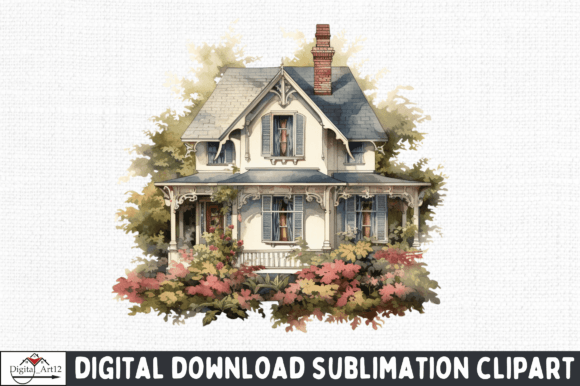 Download Vintage House PNG Clipart - Png Collection