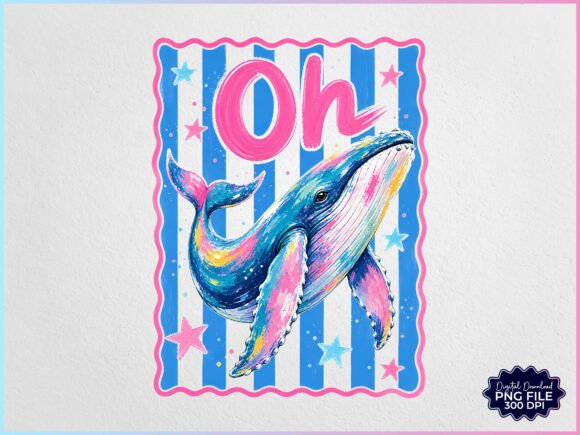 Download Oh Whale Cute Whale Preppy PNG - Png Collection