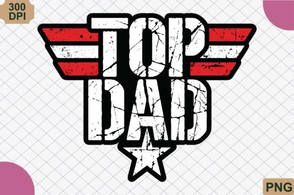 Download Top Dad PNG, Vintage Father's Day PNG - Png Collection
