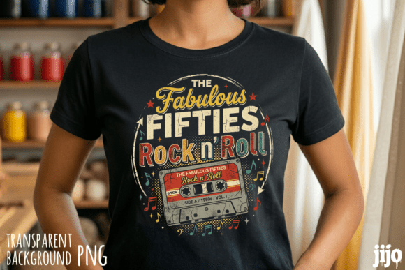 Download Fifties Rock Roll Cassette PNG - Png Collection