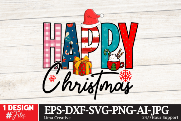 Download Happy Christmas Sublimation PNG - Png Collection