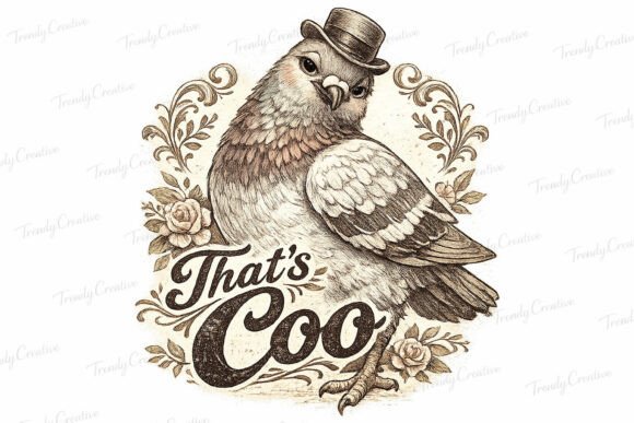 Download That’s Coo Vintage Pigeon PNG - Png Collection