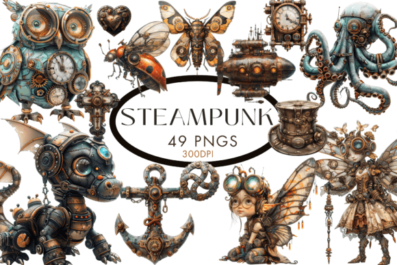 Download Steampunk Clipart PNG - Png Collection