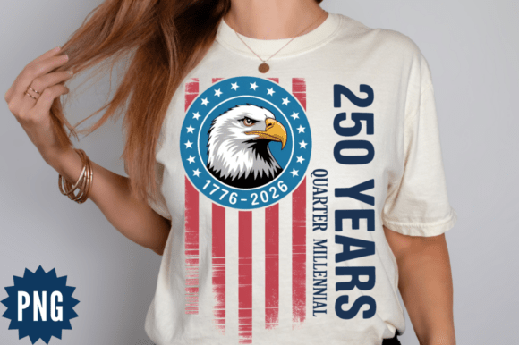 Download USA 250 Years Eagle Vintage PNG Design - Png Collection