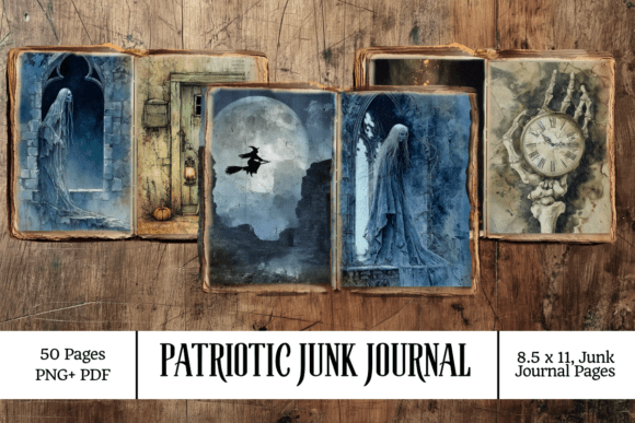Download Halloween Junk Journal Kit 50 Pages - Junk journal kit Collection