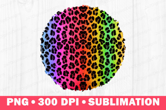 Download Colorful Leopard Png Background Splash - Png Collection