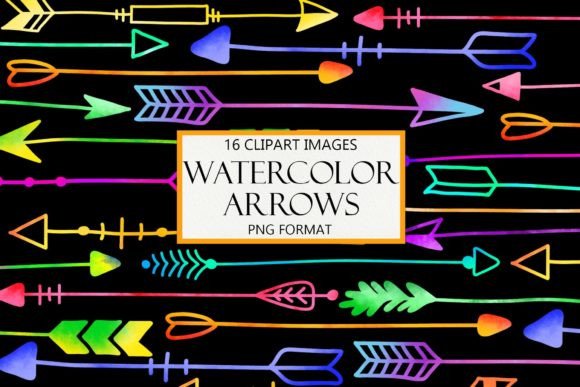 Download Watercolor Boho Clipart Arrows - Boho Collection