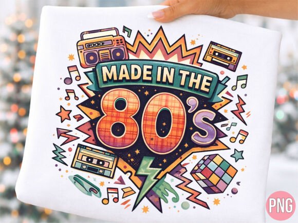 Download Made in the 80s Retro Cassette PNG SHIRT - Png Collection
