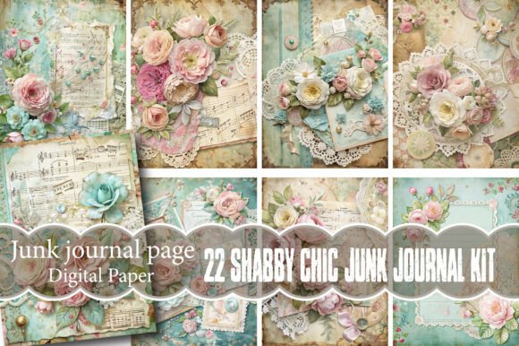 Download Shabby Chic Junk Journal Kit - Junk journal kit Collection