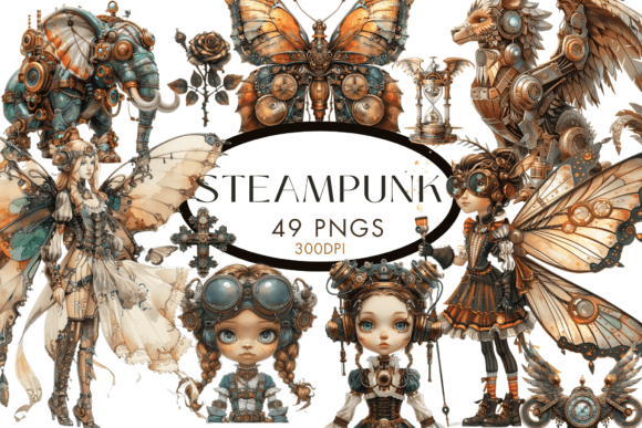 Download Steampunk Clipart PNG - Png Collection