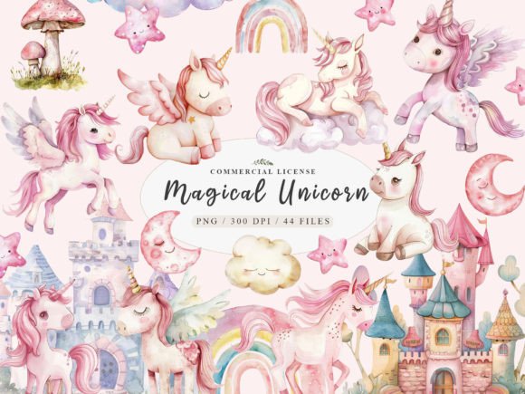 Download Unicorn Watercolor Clipart, Unicorn PNG - Png Collection