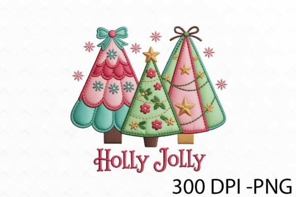 Download Holly Jolly Christmas Tree Png Design - Png Collection