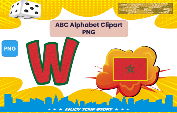 Download ABC Alphabet Clipart PNGs Flag Morocco - Png Collection