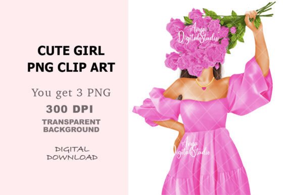 Download Fashion Girl Clip Art, Cute Girl PNG - Png Collection