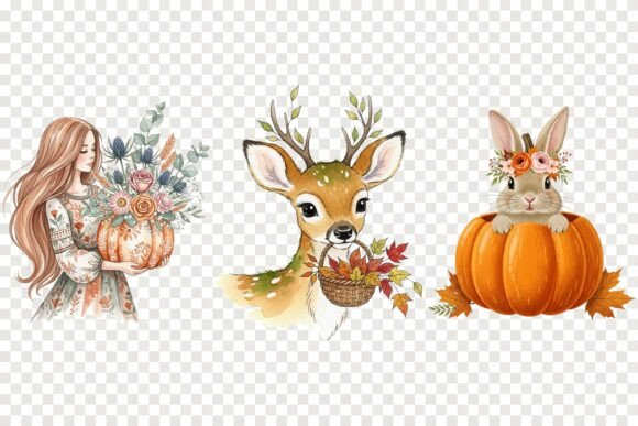 Download 55 Autumn Boho Clipart PNG Bundle - Boho Collection