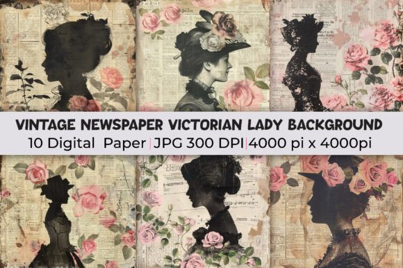 Download Vintage Victorian Lady Backgrounds - Victorian Collection