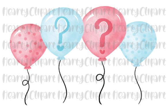Download Gender Reveal PNG Balloons Clipart - Png Collection