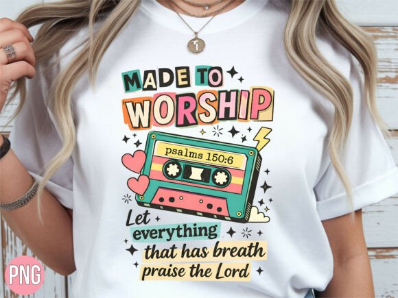 Download Made to Worship Psalm Retro Cassette PNG - Png Collection